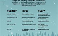 Plakat Jul i Rosendal 2025