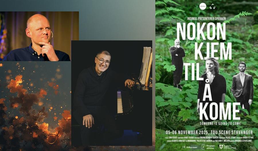 to menn i et bilde sammen med en dame. to menn i et bilde sammen med en dame.