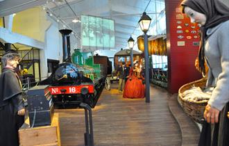 Hovedutstillingen "På sporet av reisen" ved Norsk jernbanemuseum