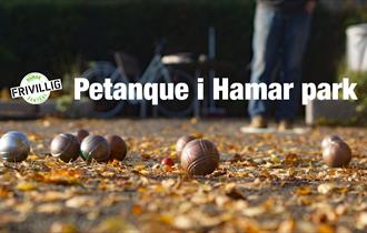 Petanque i Hamar park
